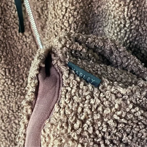 Varley Brown Textured Jacket - Picture 8 of 12